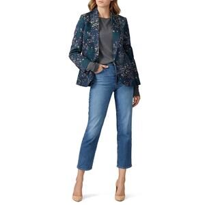ZADIG & VOLTAIRE Viking Jac Glam Navy Jacquard Blazer Size 42